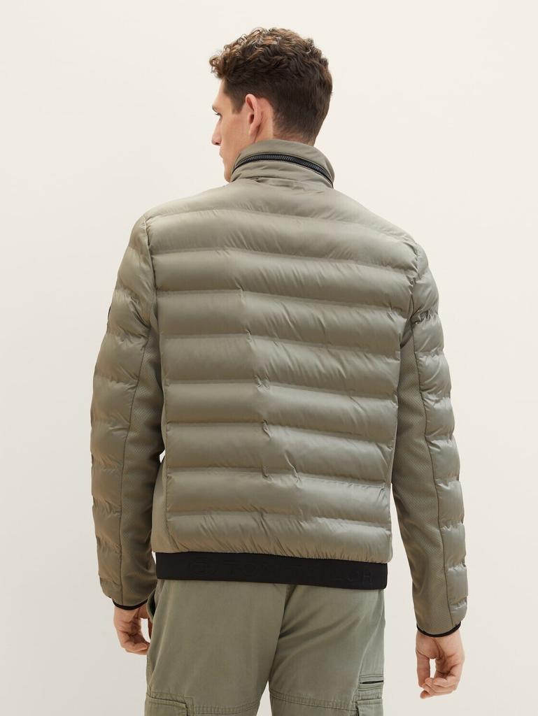 Demiseason Jacket Tom Tailor Hybrid Jacket (1038907) With Detachable Hood (1038907) Smoky Olive Green