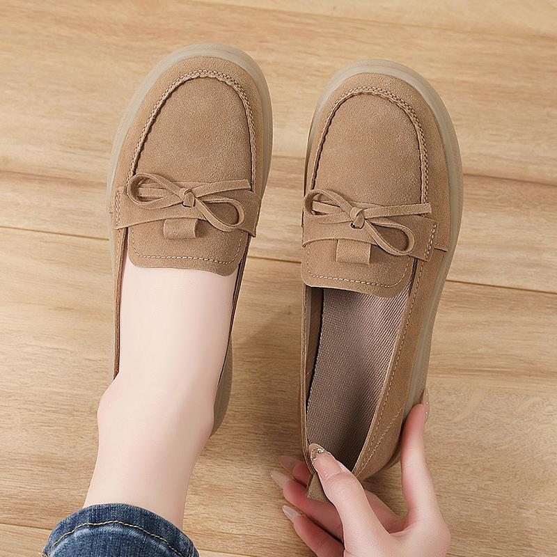 Damen Mokassins Fahrerschuhe Komfort Freizeit Krankenschwester Loafer Laufschuhe Sommer Braun Schwarz Schuhe Übergröße