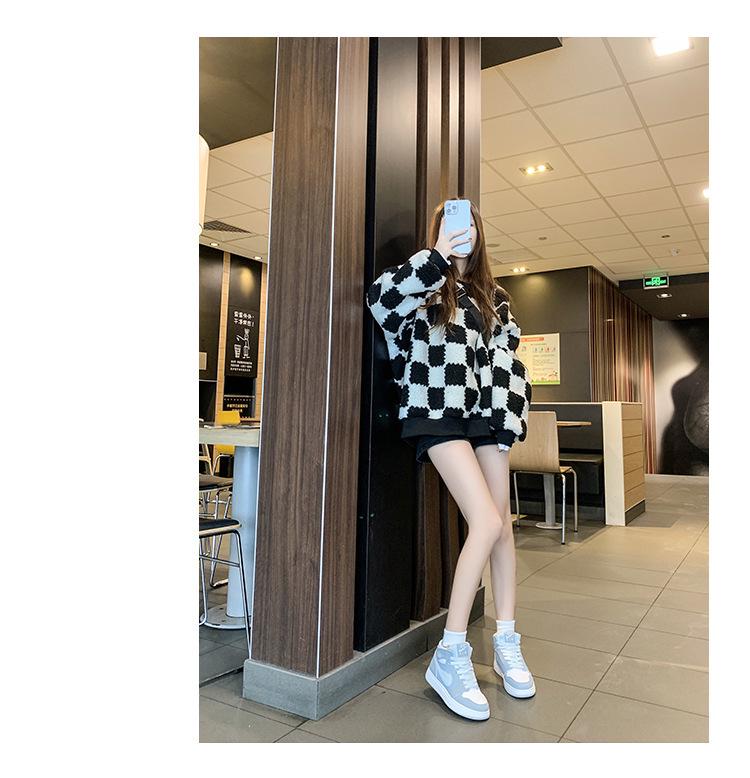 2024 Autumn Women's High-Top Canvas Fashion Shoes - Air Force 1 Style, Casual White Sneakers