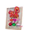 2026 Chinese Zodiac Horse Bell Pendant Red Sachet Tassel for Car Hanging