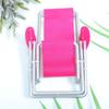 2 Pieces Mini Folding Beach Chairs for Children Doll Home Furniture Model Accessories Miniature Foldable Deck Chair Play Set