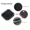 5pcs Carbon Fiber Look Door Handle Bowl Trim For Jeep Wrangler JL JT 2018-2023