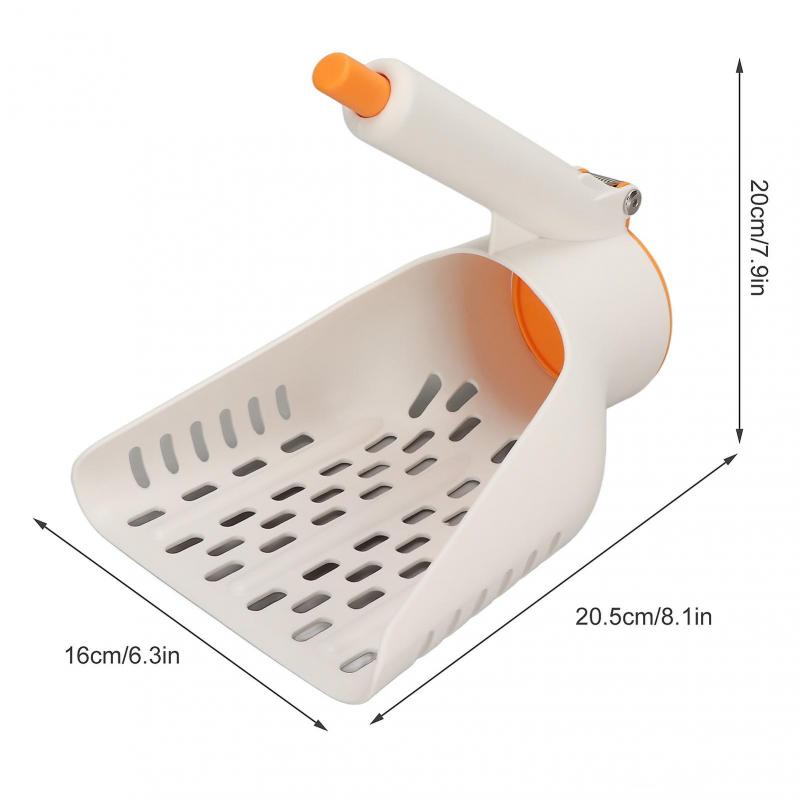 Katzenstreuschaufel Großes Fassungsvermögen Tiefe Kot-Siebung Kätzchenstreuschaufel für Katzen Kätzchen Haustiere