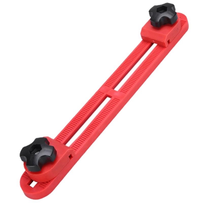 

Adjustable Cutting Machine Base Guide Sawing Guide For Circular Sawing Electric Circular Sawing Milling Positioning Clamps Skill червоний