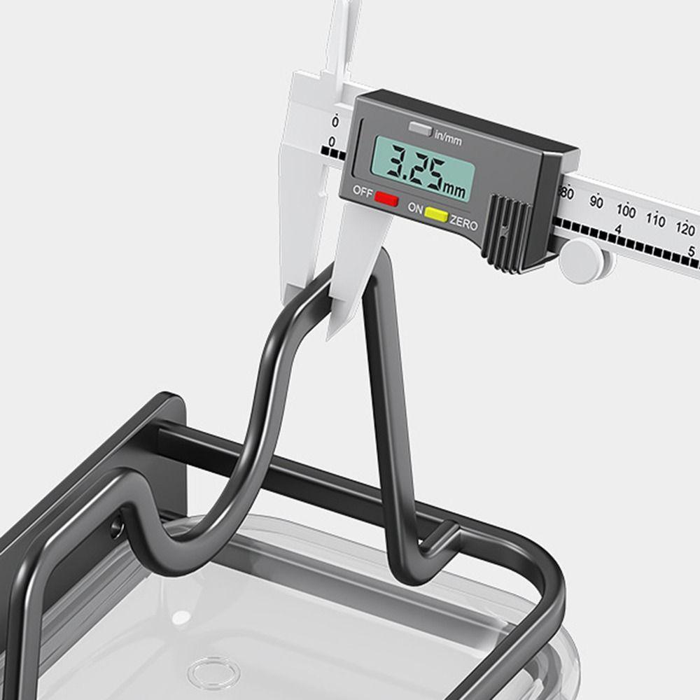 Wandmontierter Topfdeckelhalter mit Ablagefach Stanzfrei Topfdeckel Abtropfgestell Aufbewahrungsregal