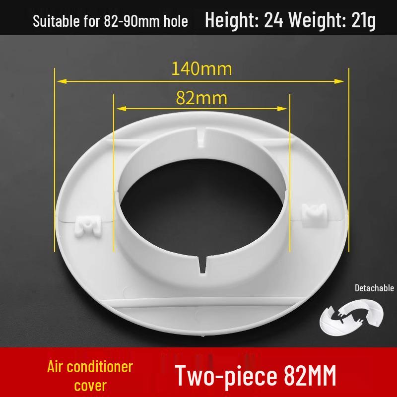 Klimaanlagenrohr Dekorabdeckung: Verdecken Sie das Loch und die Rohre der Split-Klimaanlage