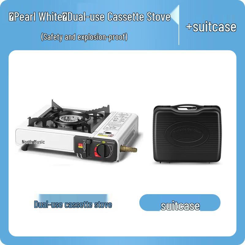 Portable Dual-Fuel Camping Stove