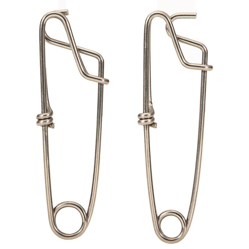 Stainless Steel Fishing  Pins With Open Eyes / Closed Eyes Swivel Connector Long Line Trolling