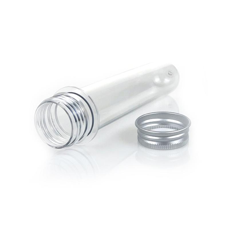 

10Pcs Lab 70 мл Pet Tube Bottle Прозора циліндрична багаторазова пляшка Candy