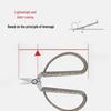 Alloy Stainless Steel Toenail & Manicure Scissors Set: Powerful Ingrown Nail and Inflammation Clipper.