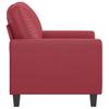 Armchair Burgundy 60 Cm Artificial Leather