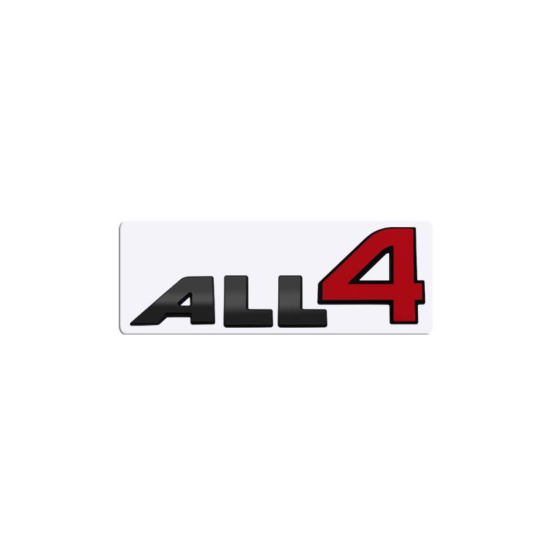 Metal 3D Badge ALL4 S Logo Car Rear Trunk Body Sticker Emblem For MINI COOPER S Clubman R55 R56 R57 R58 R59 F54 F55 F56 F57 JCW