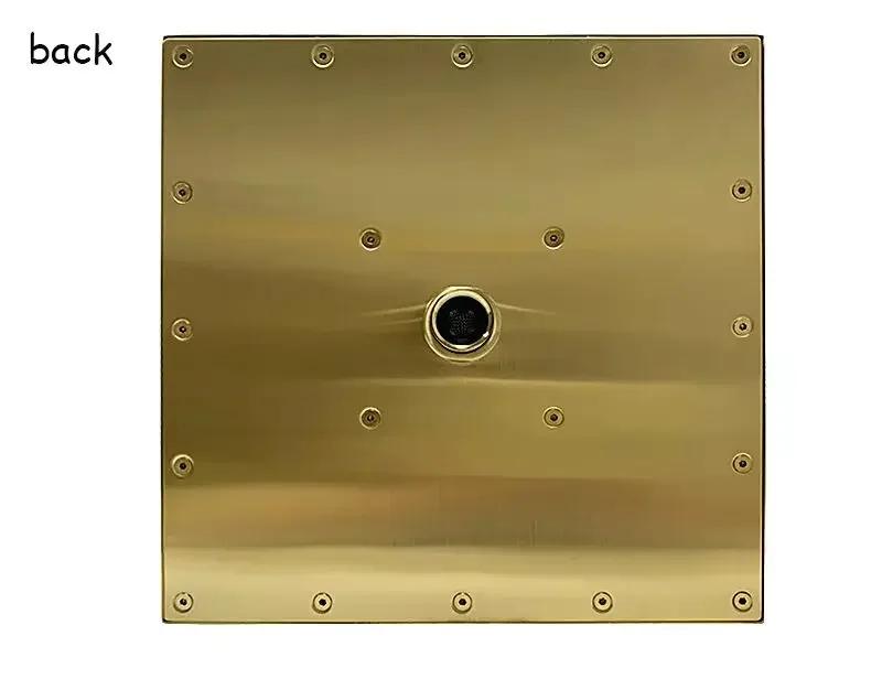 Bathroom Accessories Bath Square Rain Shower Head Quality Brass Shower, Brushed Gold, Rose, Black, Chrome, Brushed Grey