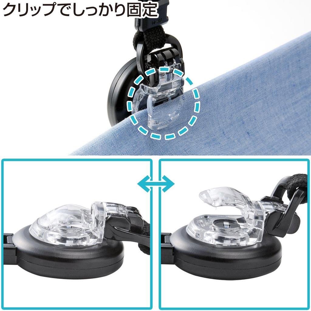 SANWA SUPPLY Reel Strap Hard ID DG-STR1 (with Case)