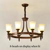 Retro Led Pendant Light Home Decoration Living Room Master Bedroom Dining Room Kitchen Hotel Light Fixture