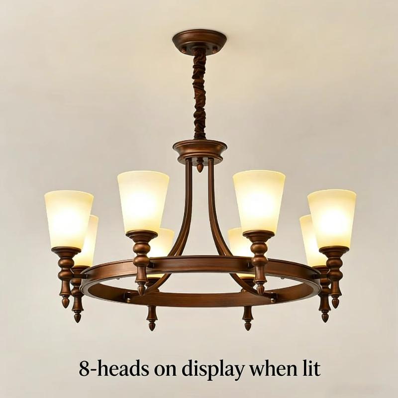 Retro Led Pendant Light Home Decoration Living Room Master Bedroom Dining Room Kitchen Hotel Light Fixture