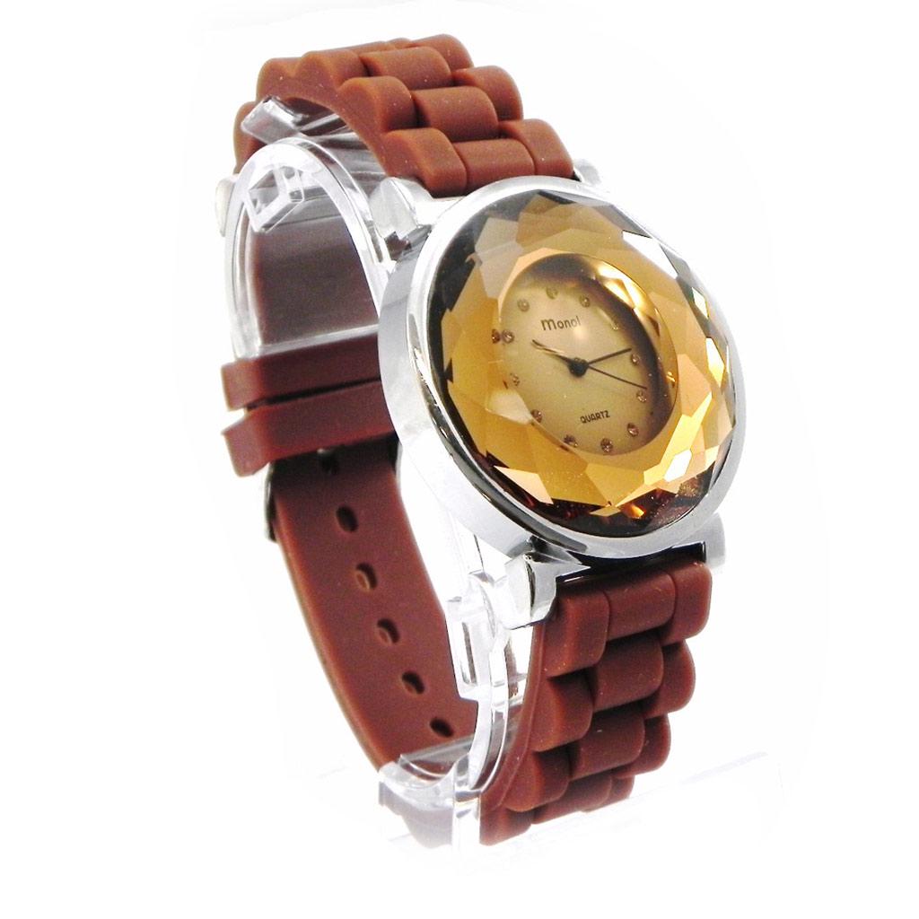 Les Trésors De Lily [I2735] - Montre Design 'Absolu' marron