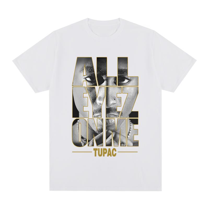 Tupac All Eyes On Me Vintage tshirt Hip Hop Rapper Streetwear Y2K Cotton Unisex T shirt New TEE TSHIRT Womens tops S