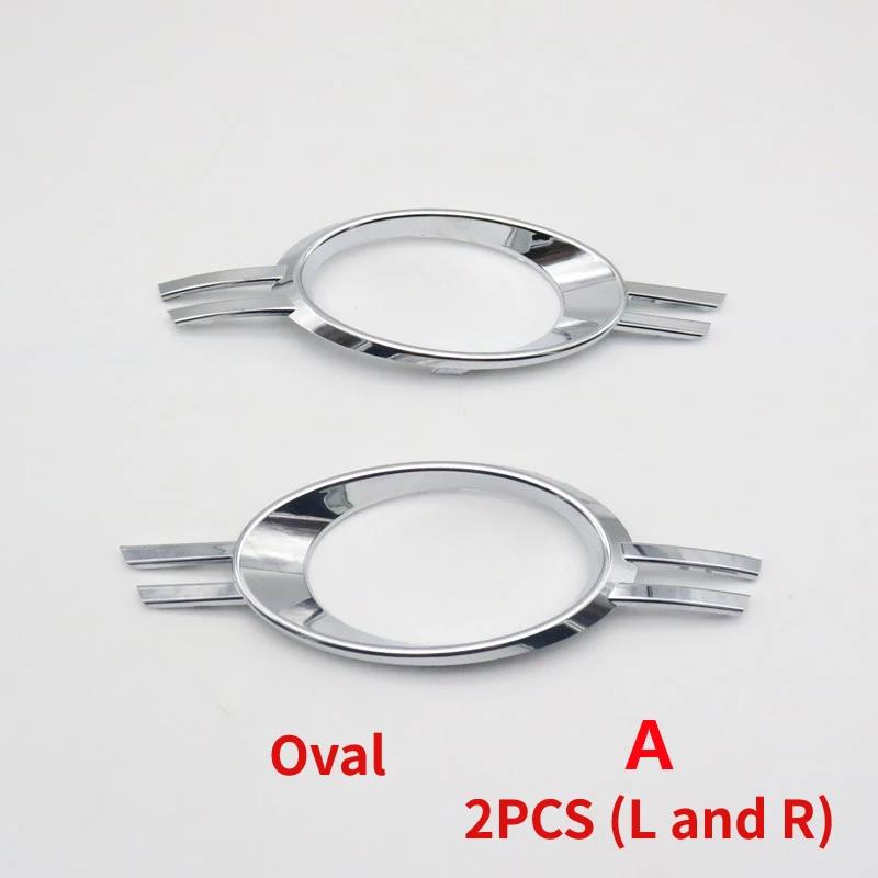 Car Front Bumper Fog Light Lamp Trim Frame Cap Chrome Cover For Mercedes Benz C-Class W204 C200 C230 C260 C280 2007-2011