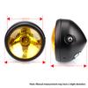 5.75 Inch Retro Motorcycle Headlights Modified Universal 12V High Low Beam Headlights Iron Shell Circular Motorcycle Headlights