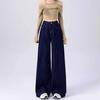 Harajuku Fashion Wide Leg Jeans Drape Versatile Straight Thin Spring Autumn New Floor Mobbing Trousers