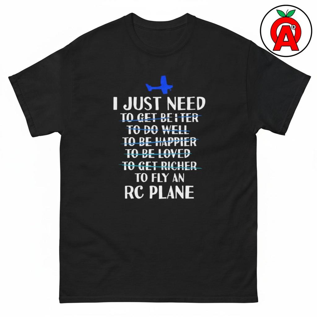 RC Plane Shirt, Pilot Graphic Tee, RC Hobbyist Classic Cotton Shirt, Aviation Casual Top, Flight Crew Neck Tee, RC Lover Unisex Shirt