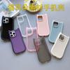 Сумісний чохол для телефону з котячими вухами ТПУ для Apple iPhone 12-16 Pro Max — м’яка прозора кришка з модним дизайном