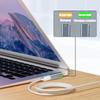 Typ C Magnetischer USB PD Adapter Anschluss Für Typ-C Buchse auf Magnetisch 2 USB C Buchse Magnetstecker Konverter für MacBook Air/Pro