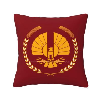Panem Logo Throw Cushion Pillow Cover Hunger Games Logogami Emblem Symbol Flag Panem Capitol District Eagle Katniss Everdeen