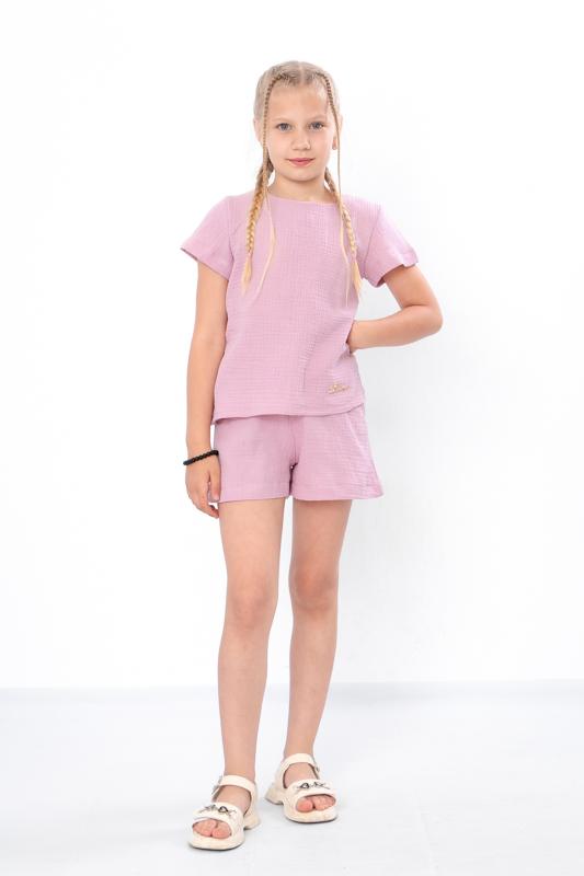 

Комплект одягу (Дівчата) Літо 6432-118 HC 110 блідо-рожевого кольору