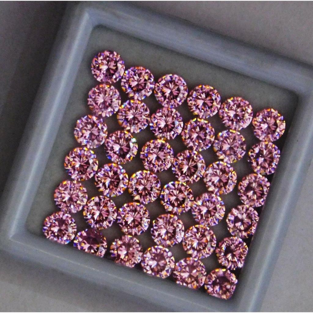 CERTIFIED Natural Pink Sapphire 16 Pcs, 5 MM Round Cut Loose Gemstone Lot