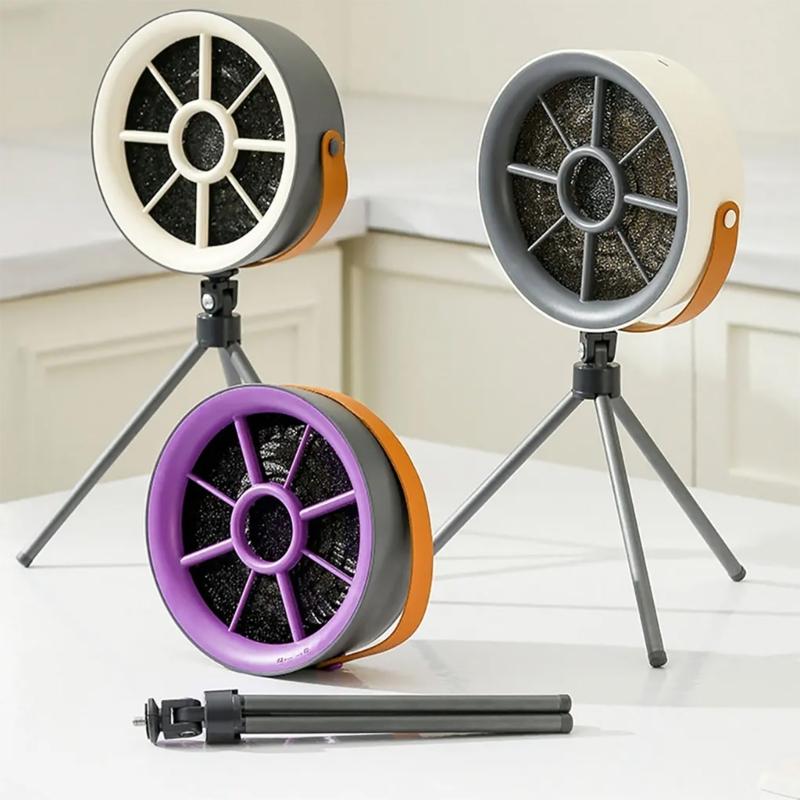 Portable Soot Purifying Fan Desktop Range Hood Plastic Texture for Soot and Cooking with Multi Layer Filtration System