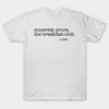 Asian Size Men Print T-shirt The Breakfast Club No-Cut Heat Transfer Print Cotton Tshirt