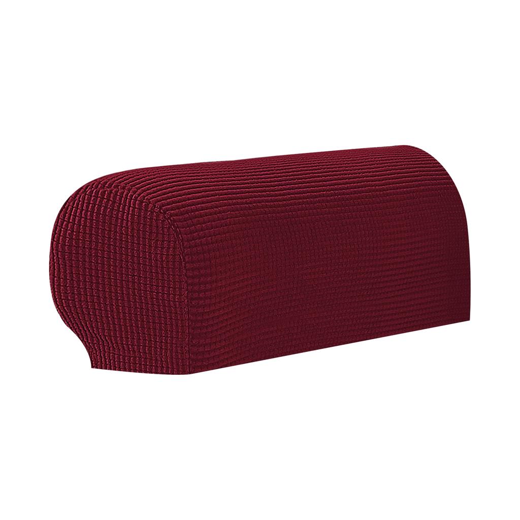Stretch Fabric Sofa Armrest Covers 2 Pack Elastic Slipcover for Protecting Furniture from Dirt and Wear Durable Material