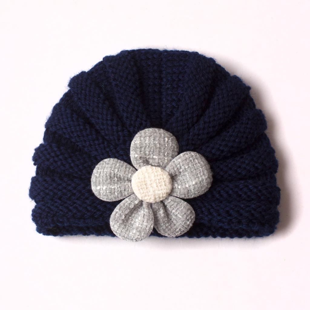 Autumn/Winter Knitted Baby Hat: Warm, Windproof & Comfortable Woolen Cap for Kids