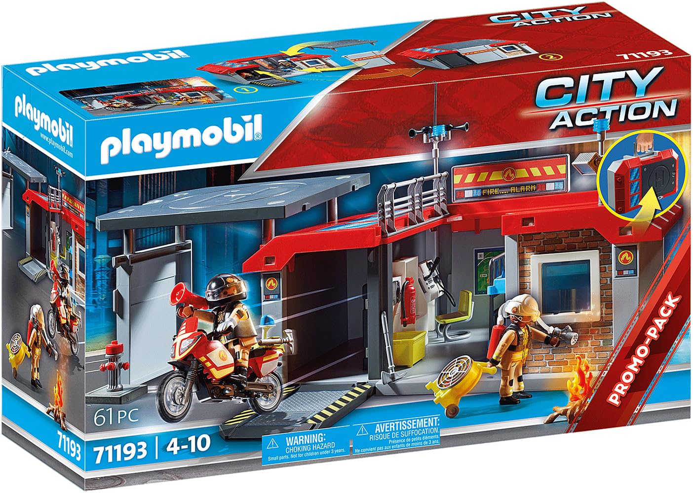

Playmobil Fire Department Fire Station (Take Along) (2023) 71193