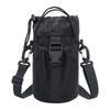 Portable Insulated Water Bottle Holder With Adjustable Strap And Mesh Side Pocket For Outdoor Hiking Camping Travel