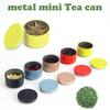 Durable Sealed Jar Metal Small Tea Jar Portable Flower Tea Can