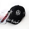 Gorra de Béisbol Trendy con Pico de Pato y Graffiti para Hombres y Mujeres - Estilo Hip Hop, para Exteriores