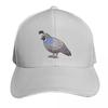 California Quail Baseball Cap Christmas Hat Unisex Hat Streetwear Fishing Hat Womens Beach Visor Unisexs