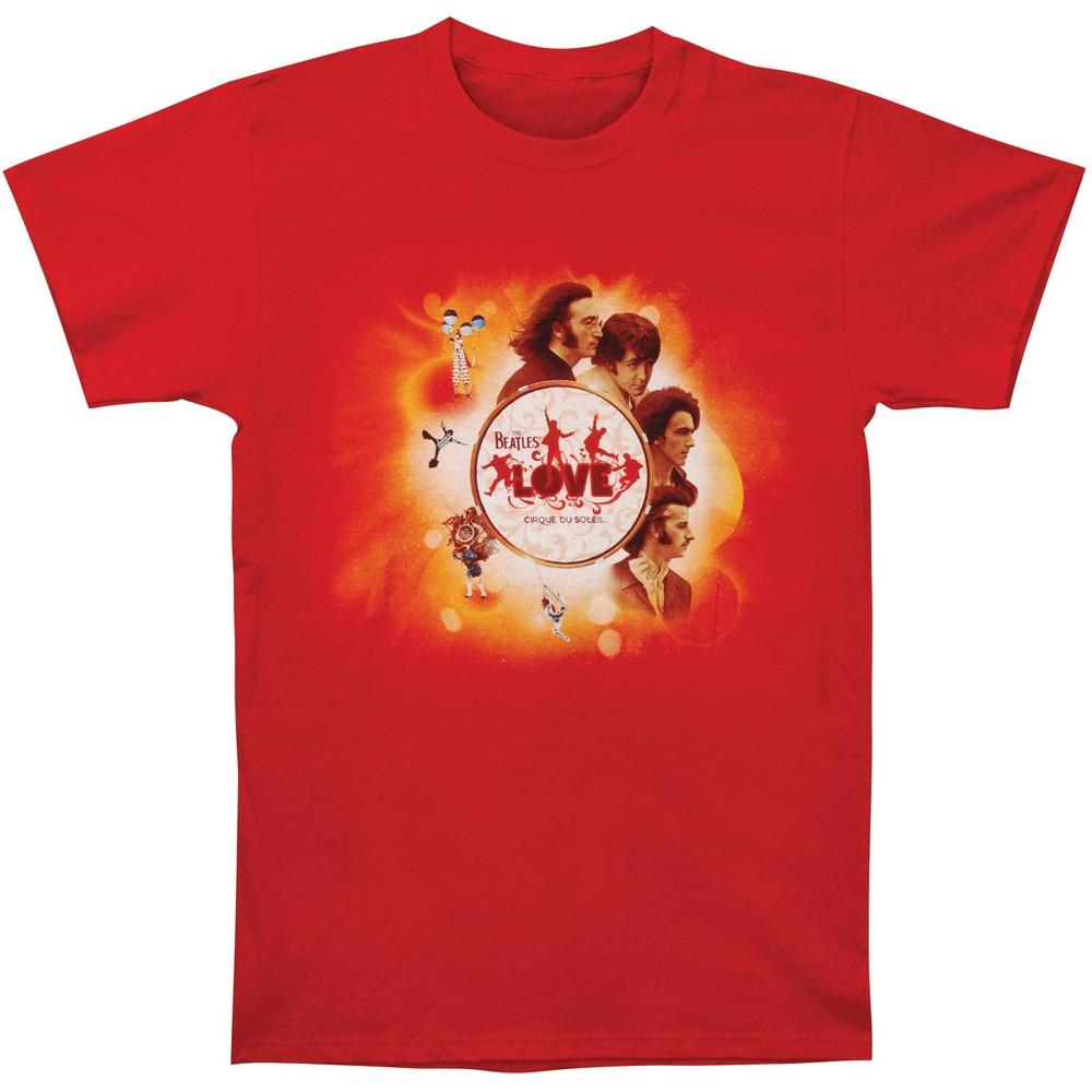 

Men s Beatles Cirque Du Soleil T-shirt Red 4XL