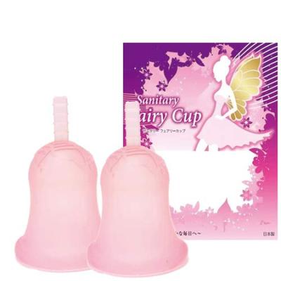 Fairy Cup Menstrual Cup X 2 Silicone Set, Sanitary, Tampons, Pads, Period, Reusable, Eco-Friendly, Medical-Grade