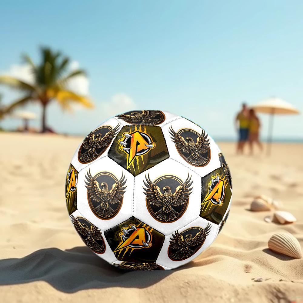 1PC Eagle Emblem Lion Power Symbol Soccer Ball Size 5 Football Machine Sewn Indoor/Outdoor Universal Football Surprise Collection n58