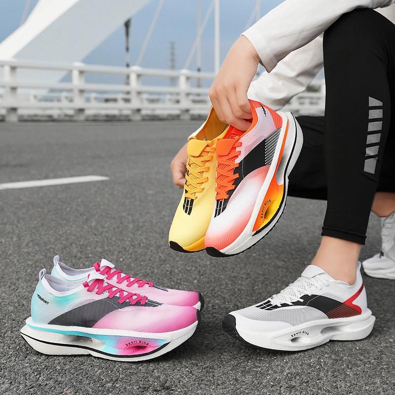 2025 New Men's Sports Shoes Cushioning Non-Slip Flat Wear Resistant Sneakers Mesh Breathable Platform Soft Running Shoes for Man