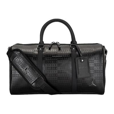 Jordan Artificial Leather Sports Bag, Crossbody Bag, Handbag, Basketball Bag, Travel Bag Unisex Black Jordan JD2123023GS-001