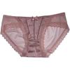 Women's Low Waist Lace Mesh Satin Panties - Sexy, Breathable, Comfortable, French Retro Style