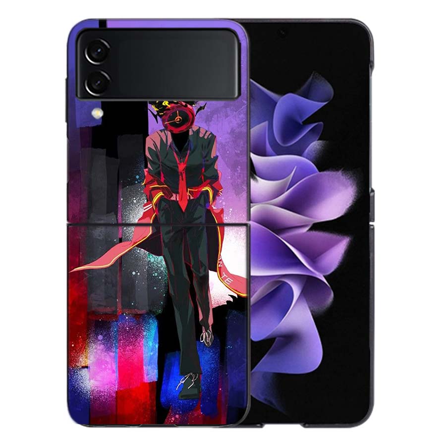 Game L-Limbus Company Coque For Samsung Z Flip7 6 Galaxy Case Shockproof Z Flip5 Z Flip3 4 5G Hard Cover Phone TPU PC Hard Fund