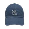 Matin Kim Matin Block Logo Ball Cap Smoke Blue