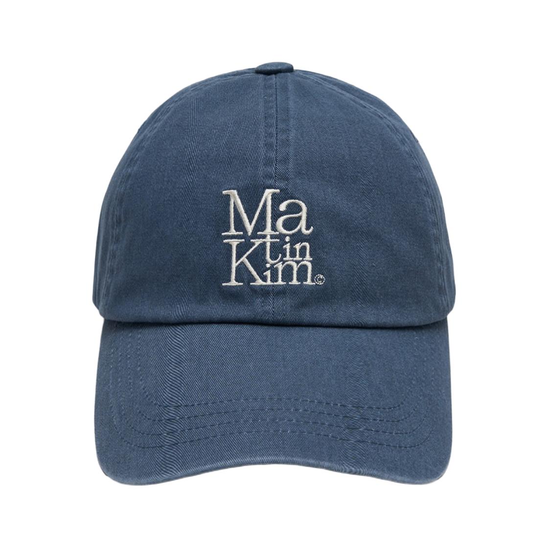 Matin Kim Matin Block Logo Ball Cap Smoke Blue ONE SIZE