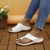 Flip-Flop Large Size Wedge Women's Shoes Stand Alone Beach Shoes Women's Shoes